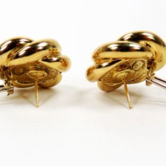 18k & Turquoise Earrings By Effedue